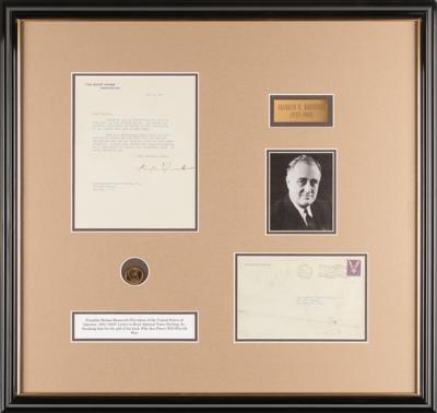 Lot #65 Franklin D. Roosevelt WWII-Dated Typed Letter Signed as President: "That is a challenging thesis which you propose in the title: Why Sea Power Will Win the War" - Image 1