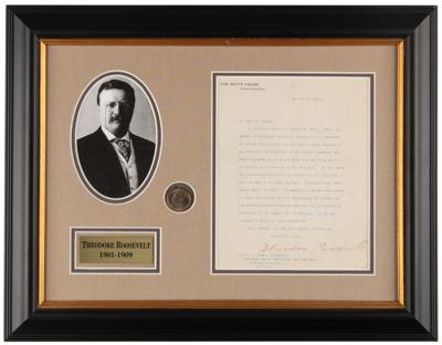 Lot #59 Theodore Roosevelt Typed Letter Signed on a Proposed Parade: "It is too ticklish a thing to take chances on" - Image 1