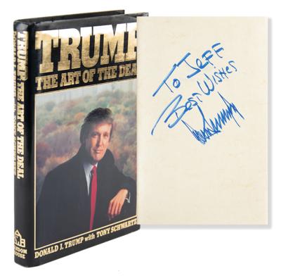 Lot #277 Donald Trump Signed Book - The Art of the Deal - Image 1