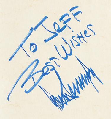 Lot #277 Donald Trump Signed Book - The Art of the Deal - Image 2