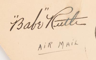 Lot #892 Babe Ruth Signed Olympic Airmail Cover - Image 3