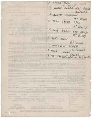 Lot #687 Billie Holiday Document Signed - Image 2