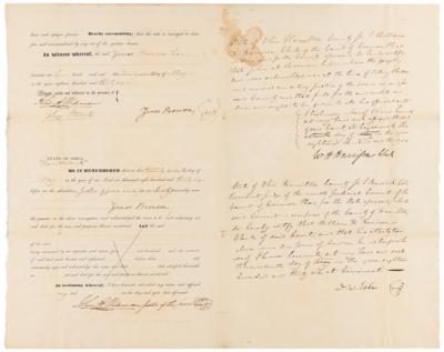 Lot #24 William Henry Harrison Document Signed