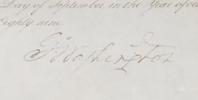 Lot #3 George Washington Document Signed as President, Commissioning One of Sixteen Original US Marshals - Image 3