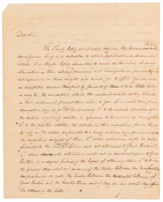 Lot #15 James Madison Letter Signed as Secretary of State on the Fruitless Monroe–Pinkney Treaty of 1806 - Image 2