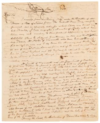 Lot #7 John Adams Autograph Letter Signed on the Folly of Divine Right - “There is nothing in human Nature and human history more ridiculous than this whole subject” - Image 2