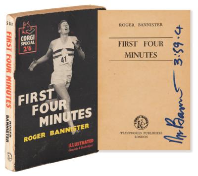 Lot #516 Roger Bannister Signed Book - First Four