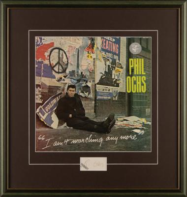 Lot #648 Phil Ochs Signature