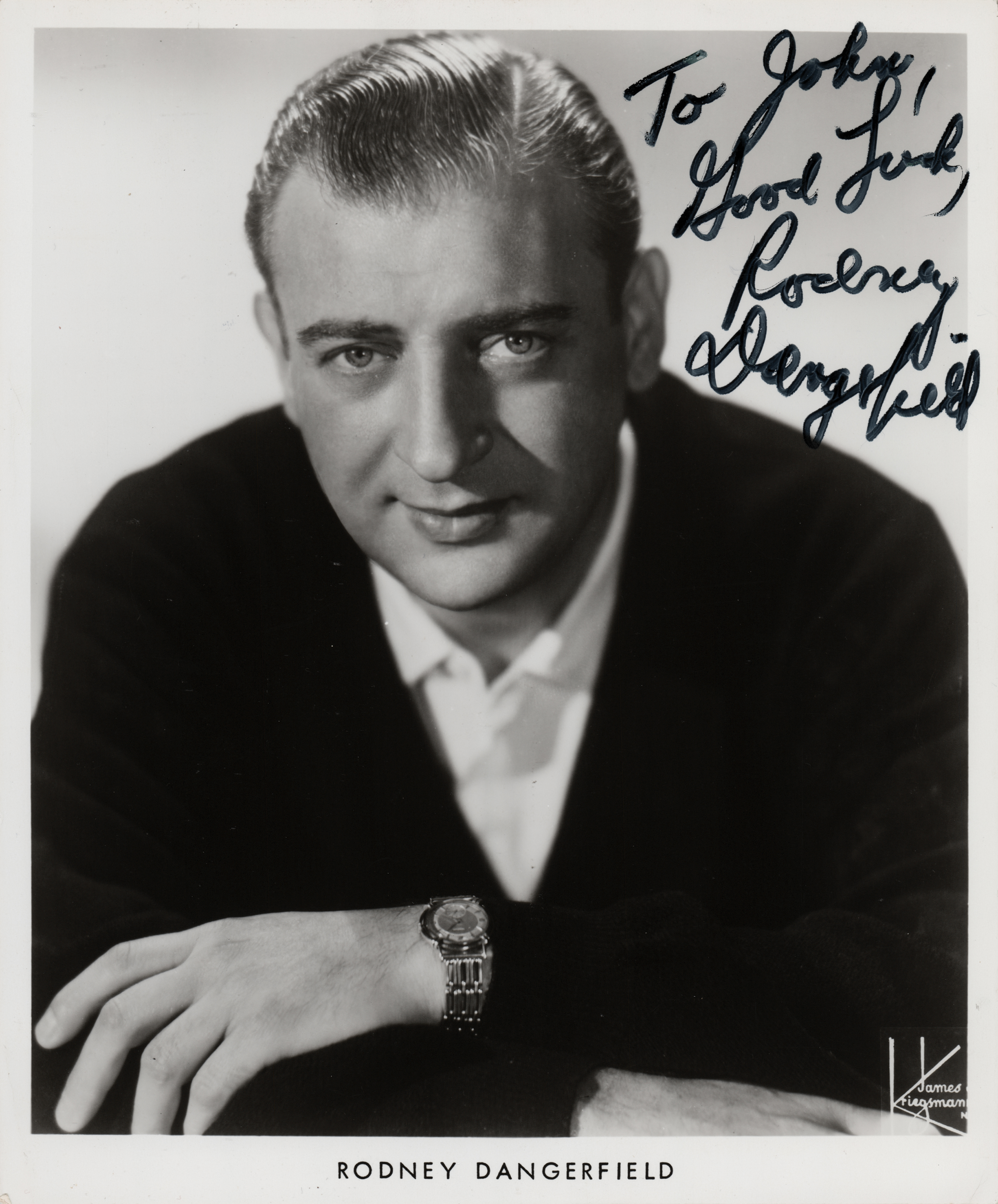 Lot #485 Rodney Dangerfield Signed Photograph