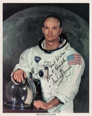 Lot #382 Michael Collins Signed Photograph