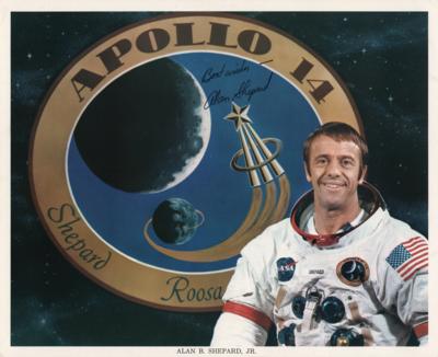Lot #394 Alan Shepard Signed Photograph
