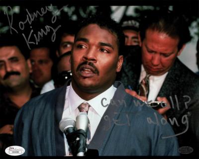 Lot #276 Rodney King Signed Photograph