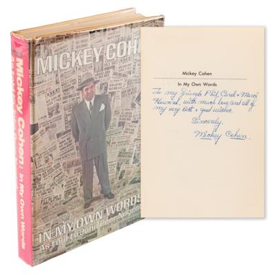 Lot #256 Mickey Cohen Signed Book - In My Own
