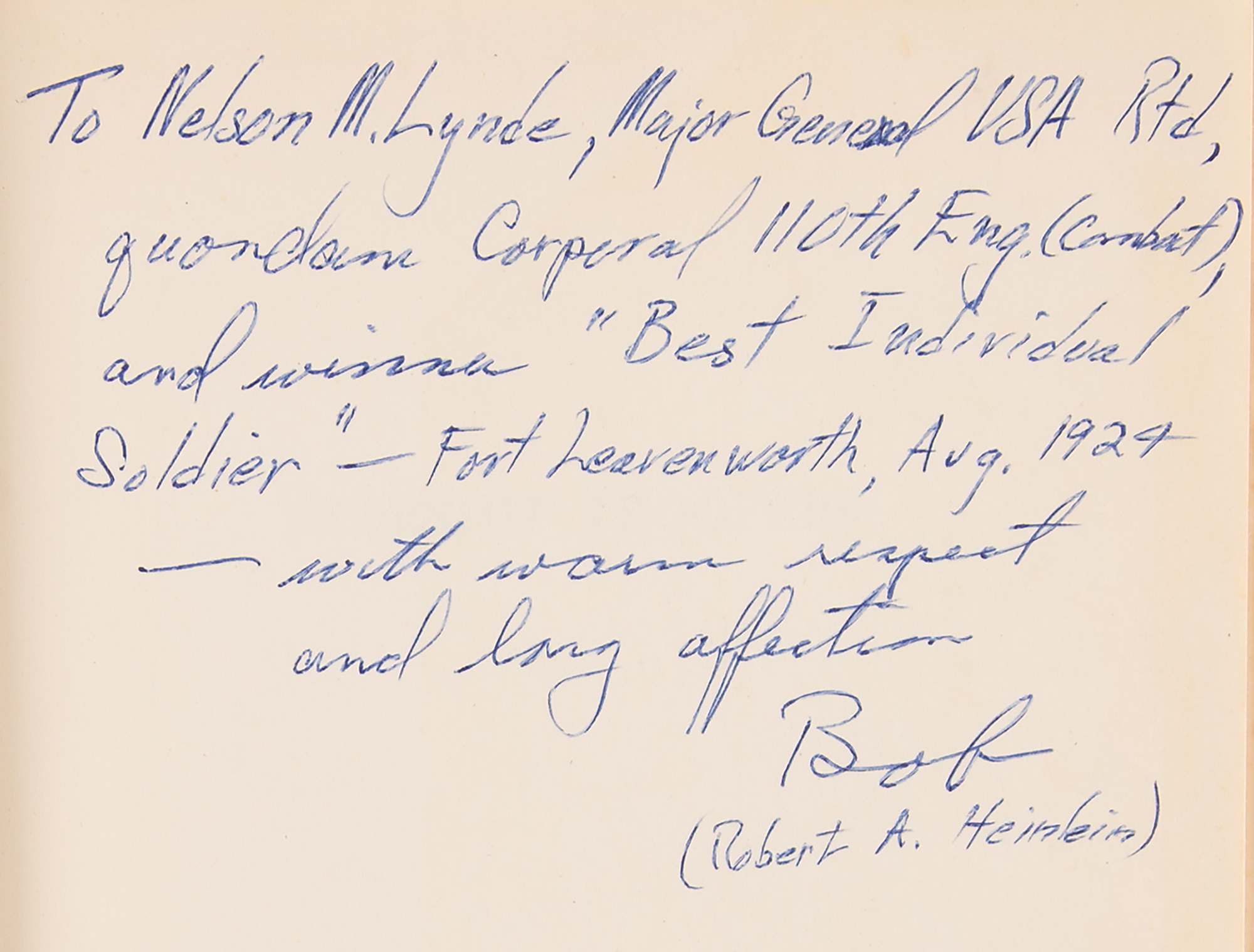 Robert A. Heinlein Twice-Signed Book - Starship Troopers | RR Auction