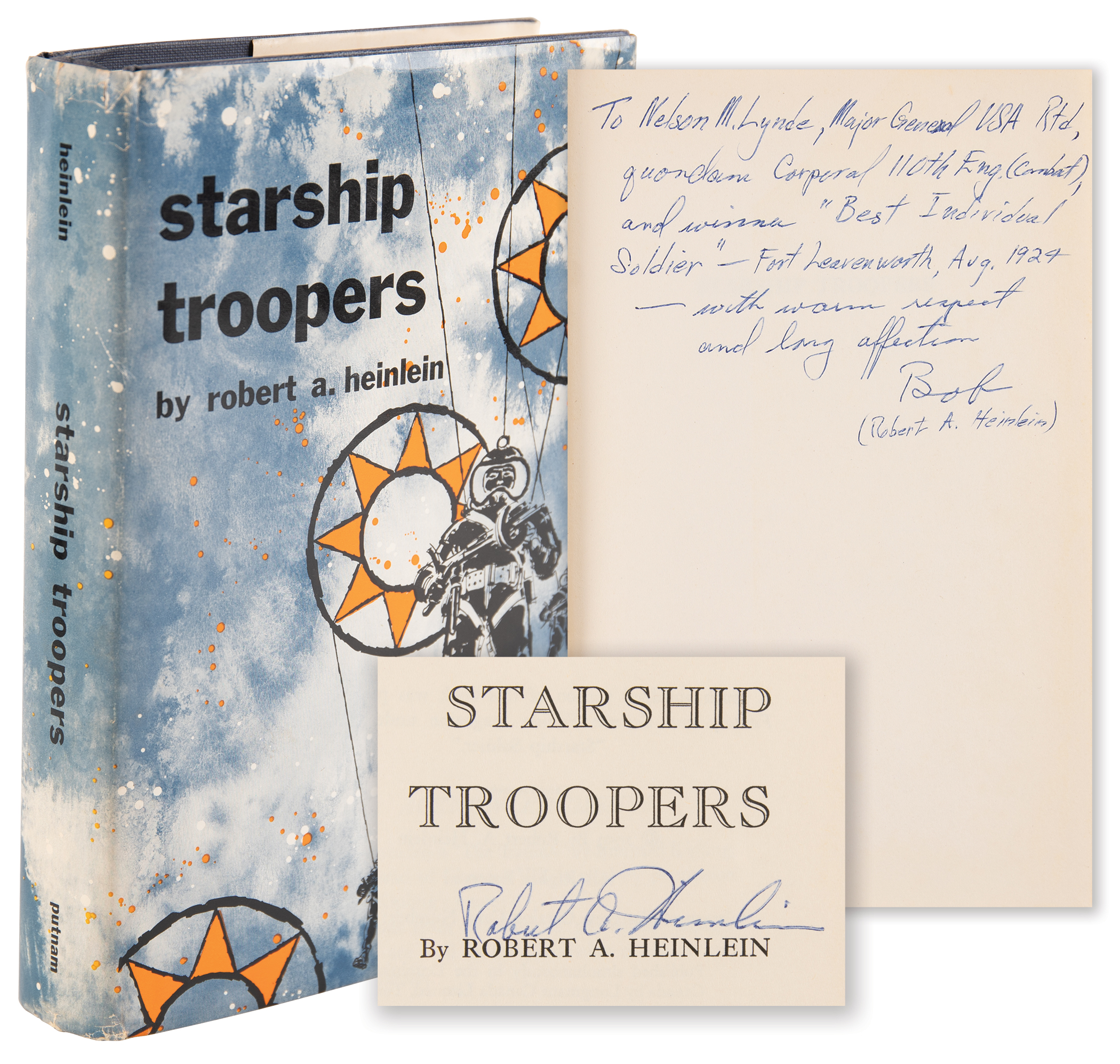 Lot #458 Robert A. Heinlein Twice-Signed Book -