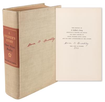 Lot #342 Omar Bradley Signed Book - A Soldier's