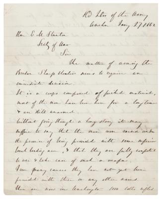 Lot #323 George McClellan War-Dated Autograph