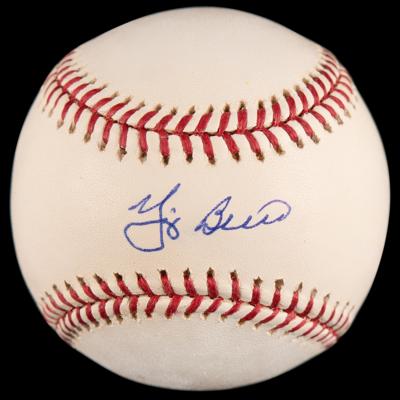Lot #519 Yogi Berra Signed Baseball