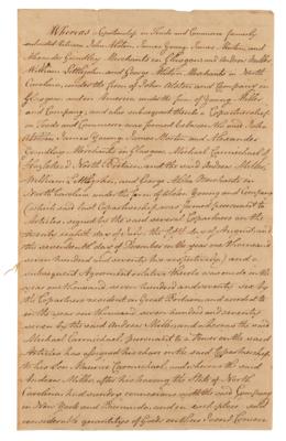 Lot #208 James Iredell Autograph Endorsement