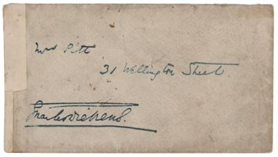 Lot #450 Charles Dickens Hand-Addressed and Signed