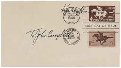 Lot #195 Harry S. Truman Signed FDC