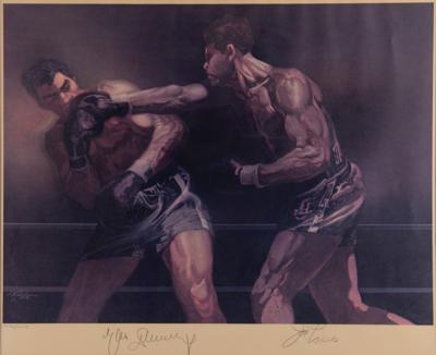 Lot #533 Joe Louis and Max Schmeling Signed
