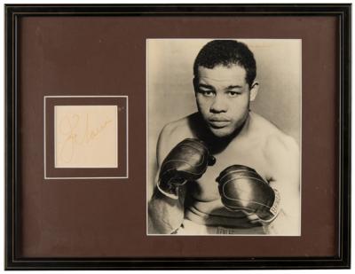 Lot #532 Joe Louis Signature