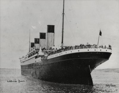 Lot #315 Titanic: Millvina Dean Signed Photograph
