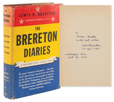 Lot #343 Lewis H. Brereton Signed Book - The