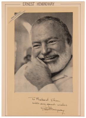 Lot #427 Ernest Hemingway Signature