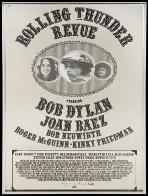 Lot #552 Bob Dylan: Rolling Thunder Revue Mirror -