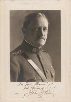 Lot #355 John J. Pershing Signed Photograph
