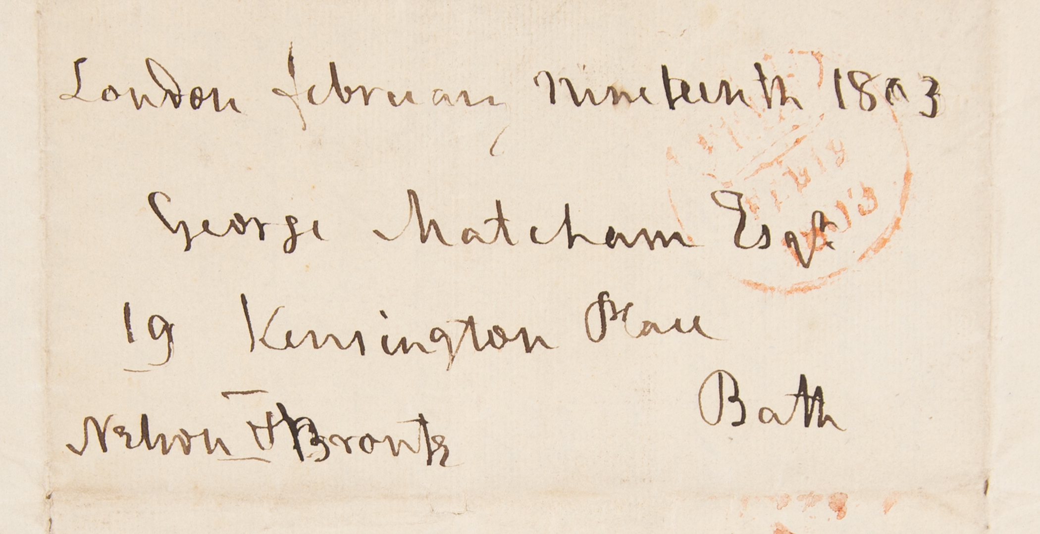 Lot #337 Horatio Nelson Autograph Free Frank