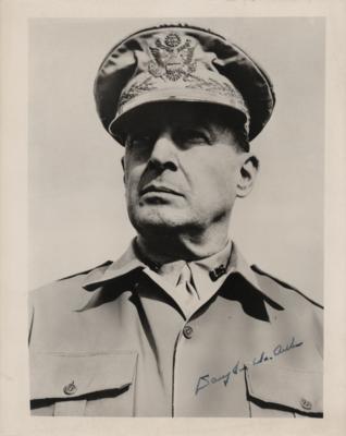 Lot #350 Douglas MacArthur Signed Photograph