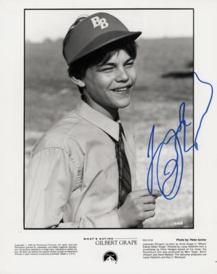 Lot #487 Leonardo DiCaprio Signed Photograph