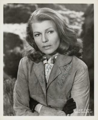 Lot #492 Rita Hayworth Signed Photograph