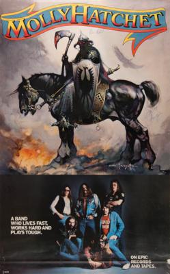 Lot #692 Molly Hatchet Signed Poster