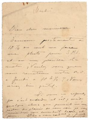 Lot #763 Enrique Granados Autograph Letter Signed