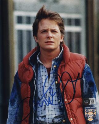 Lot #478 Back to the Future: Michael J. Fox Signed
