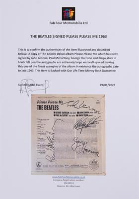 Lot #659 Beatles Signed Album - Please Please Me - Large, Bold Autographs - Image 10