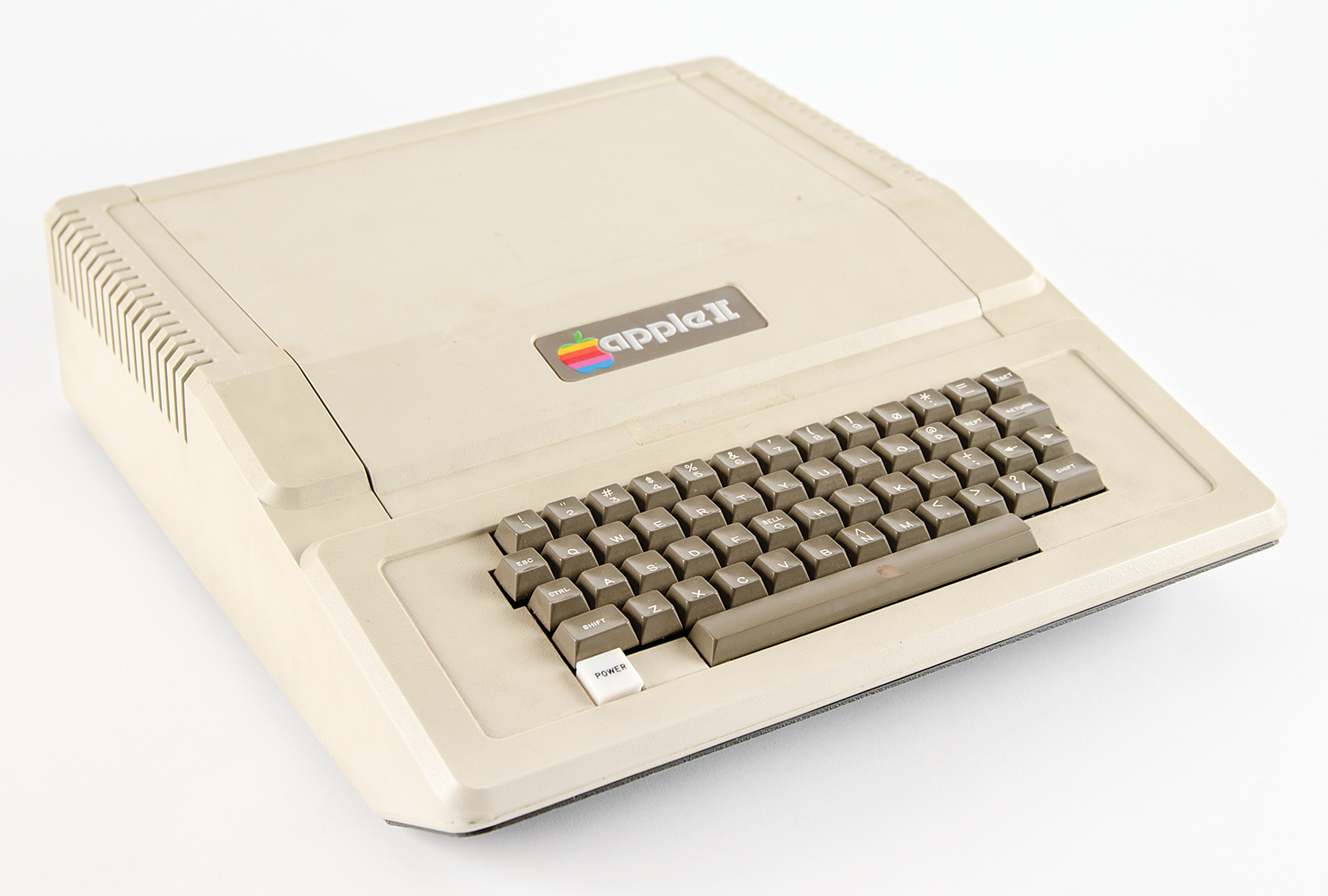 Apple II Computer with Sanyo Monitor, Disk II Drive