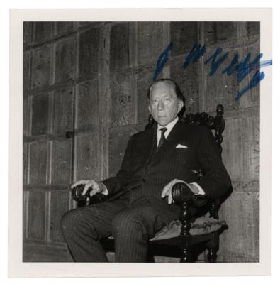 Lot #346 J. Paul Getty Signed Photograph - Image 1