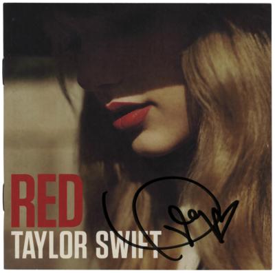 Taylor Swift Signed CD Booklet - Red | RR Auction