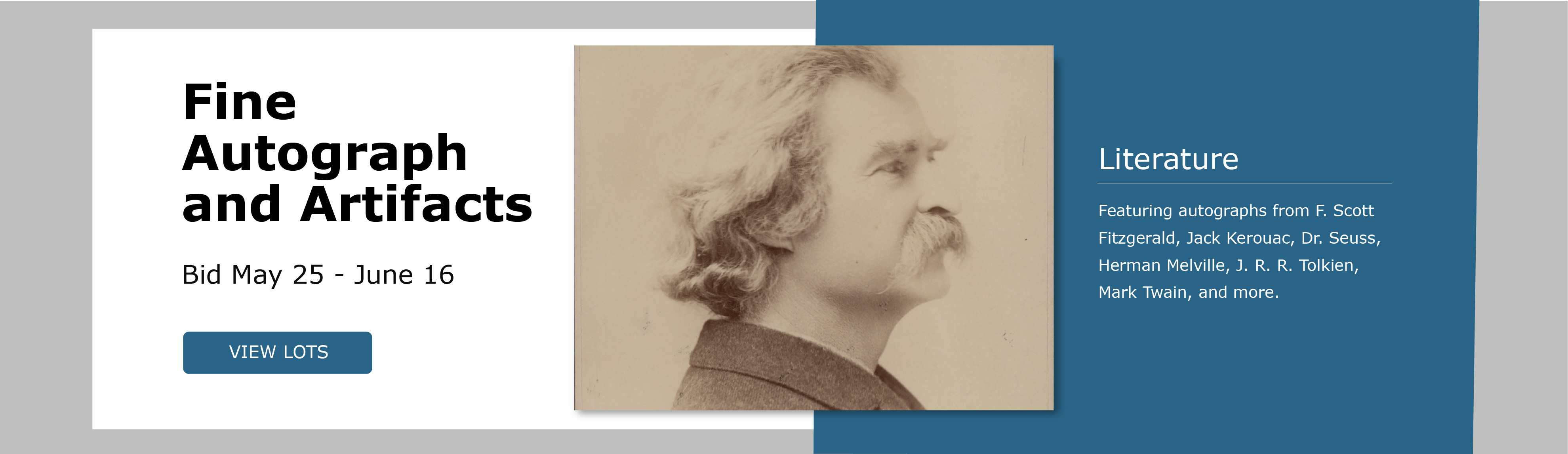 Fine Autographs and Artifacts