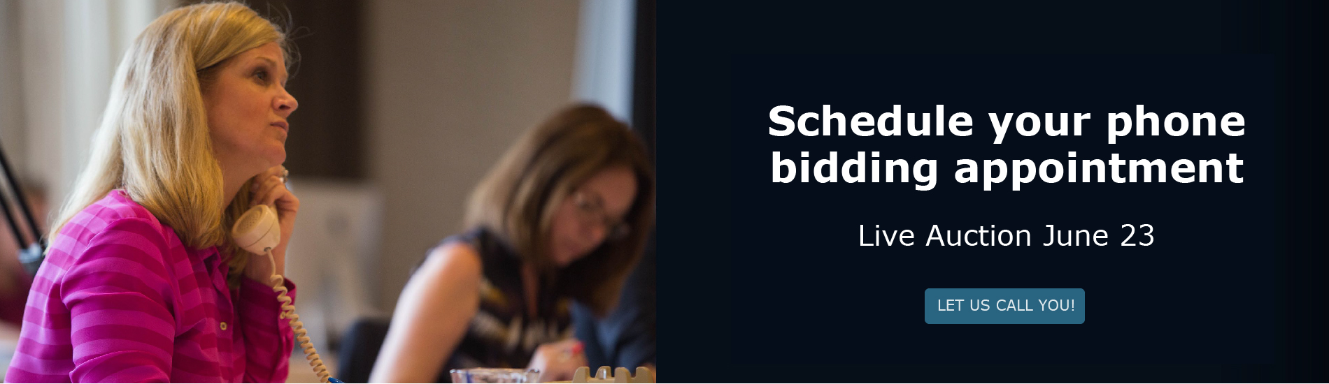 Schedule your phone bids now