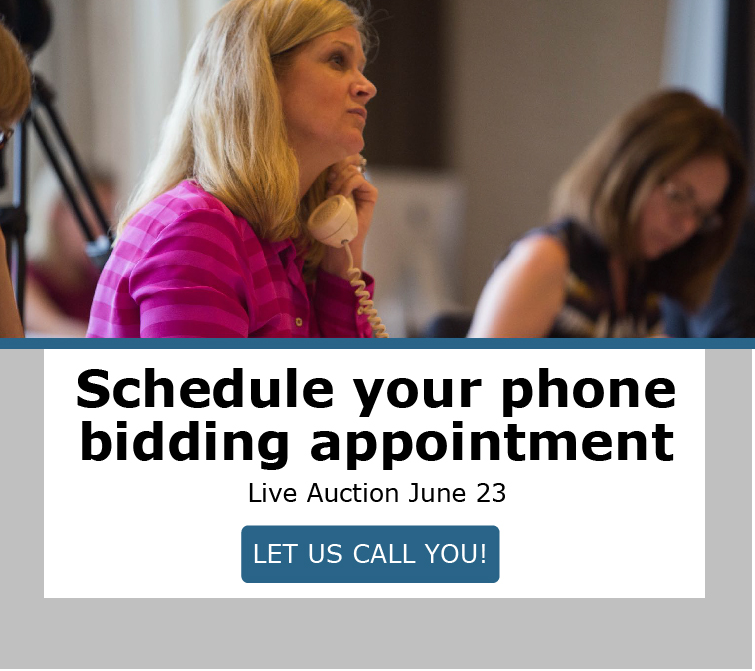 Schedule your phone bids now