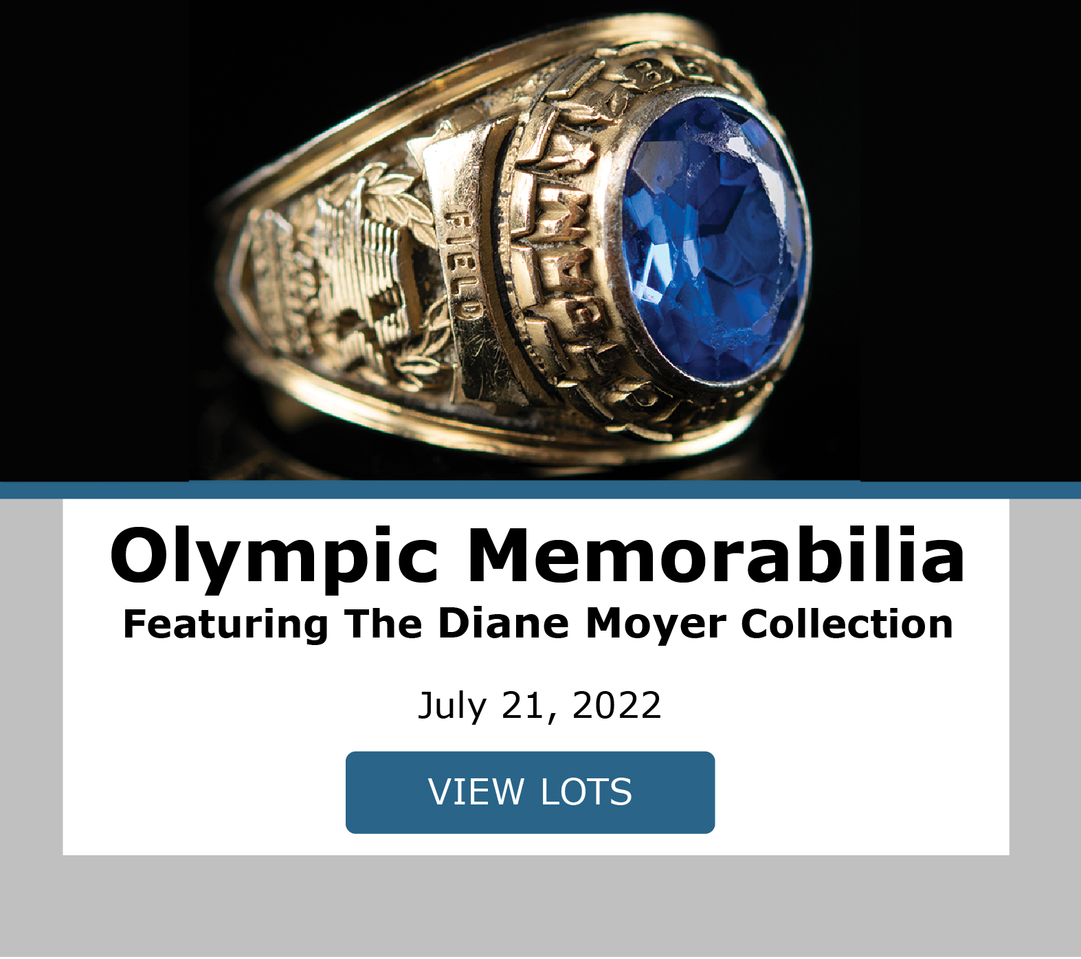Olympic Memorbillia Featuring Diane Moyer. Bidding closes July 21. 