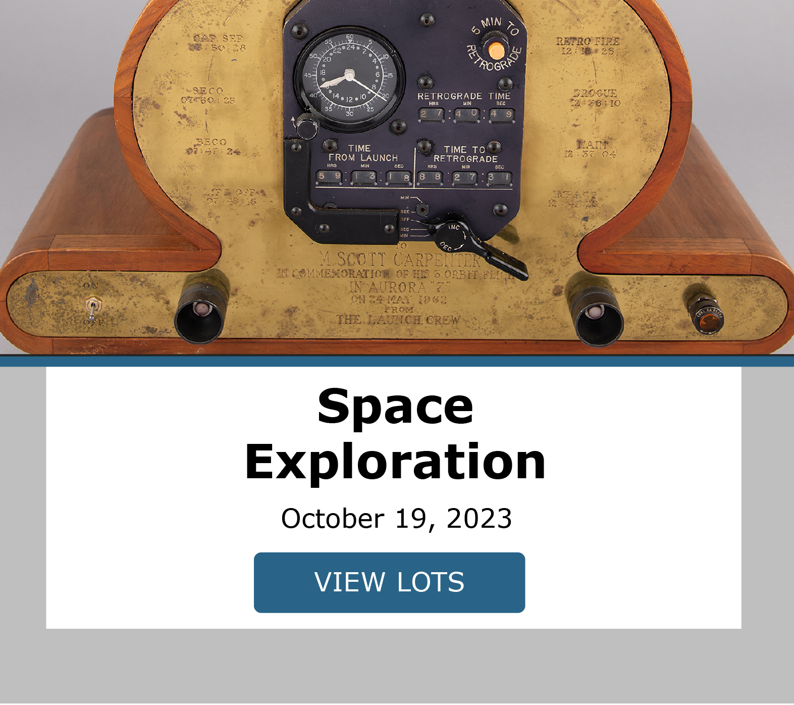 Space Exploration - Auction closes October 19th - Bid now!