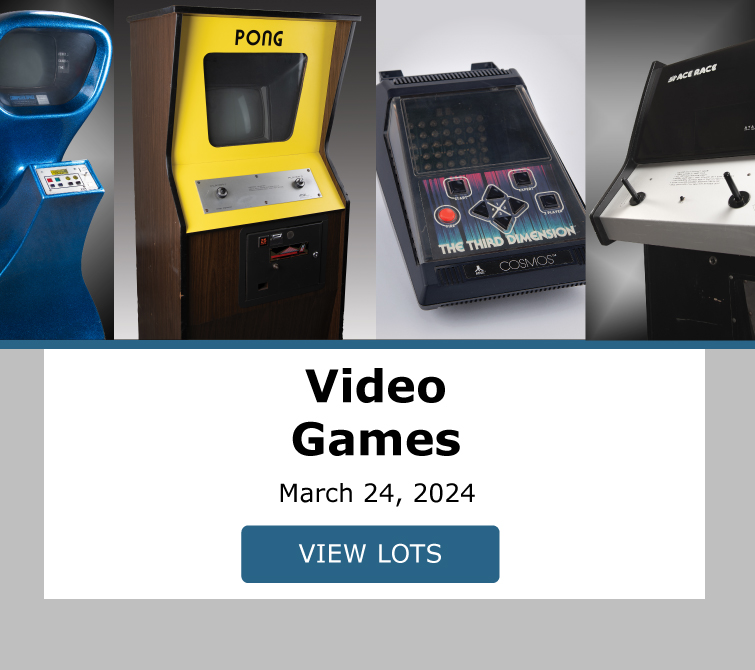 Video Games. Bidding closes March 21. View Lots!