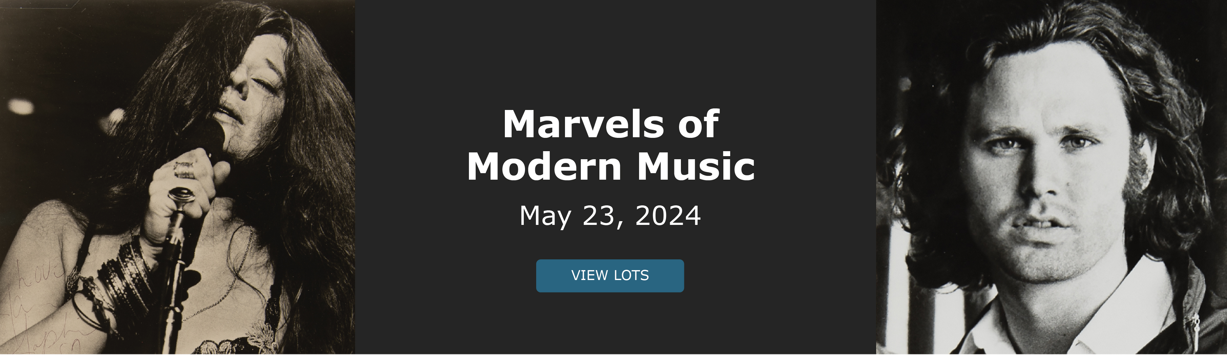 Marvels of Modern Music! Bidding closes May 23. View Lots!